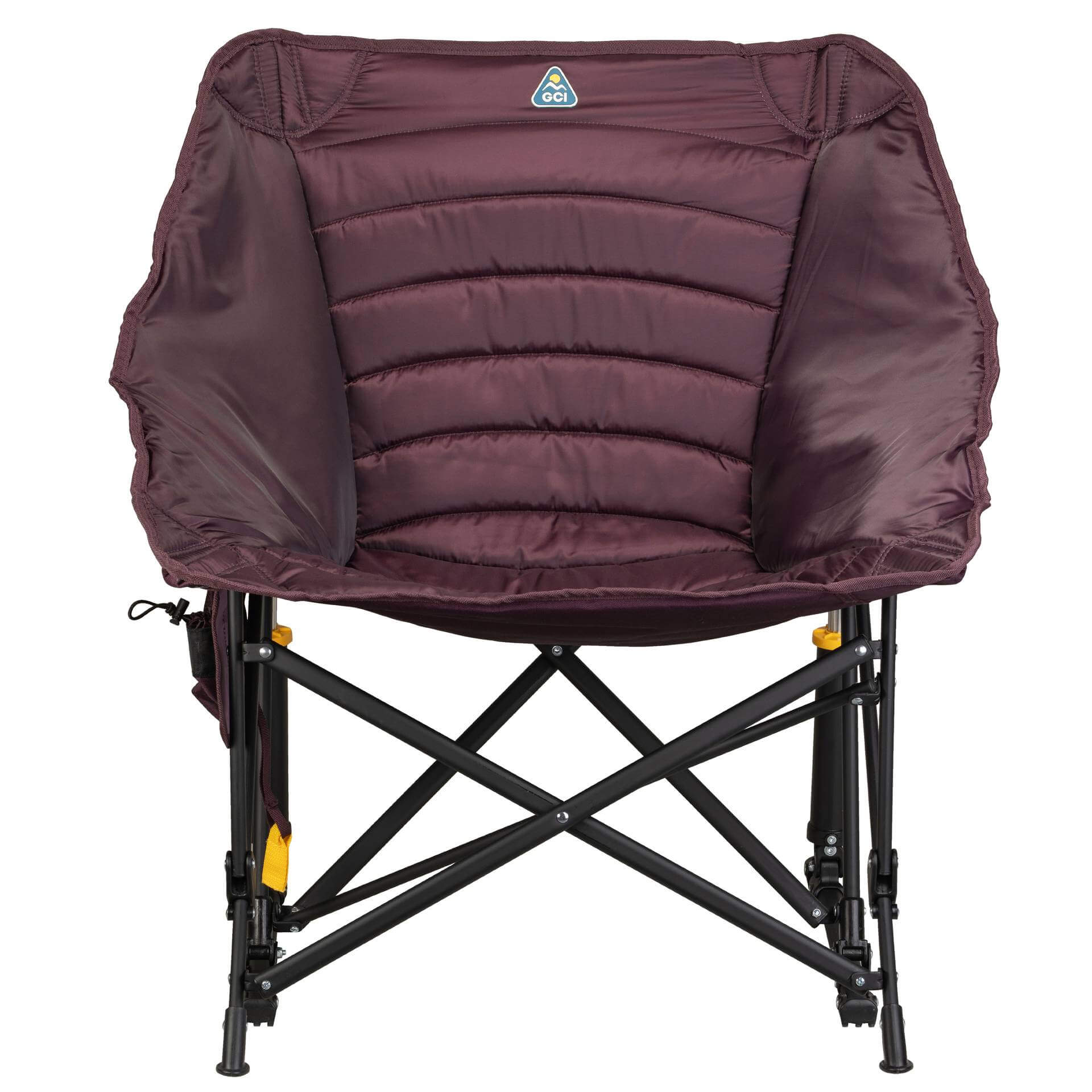 Smooth Motion Puff Rocker - Choice 731 - Heavy-Duty Kickback Rocker with Beverage Holder Detail