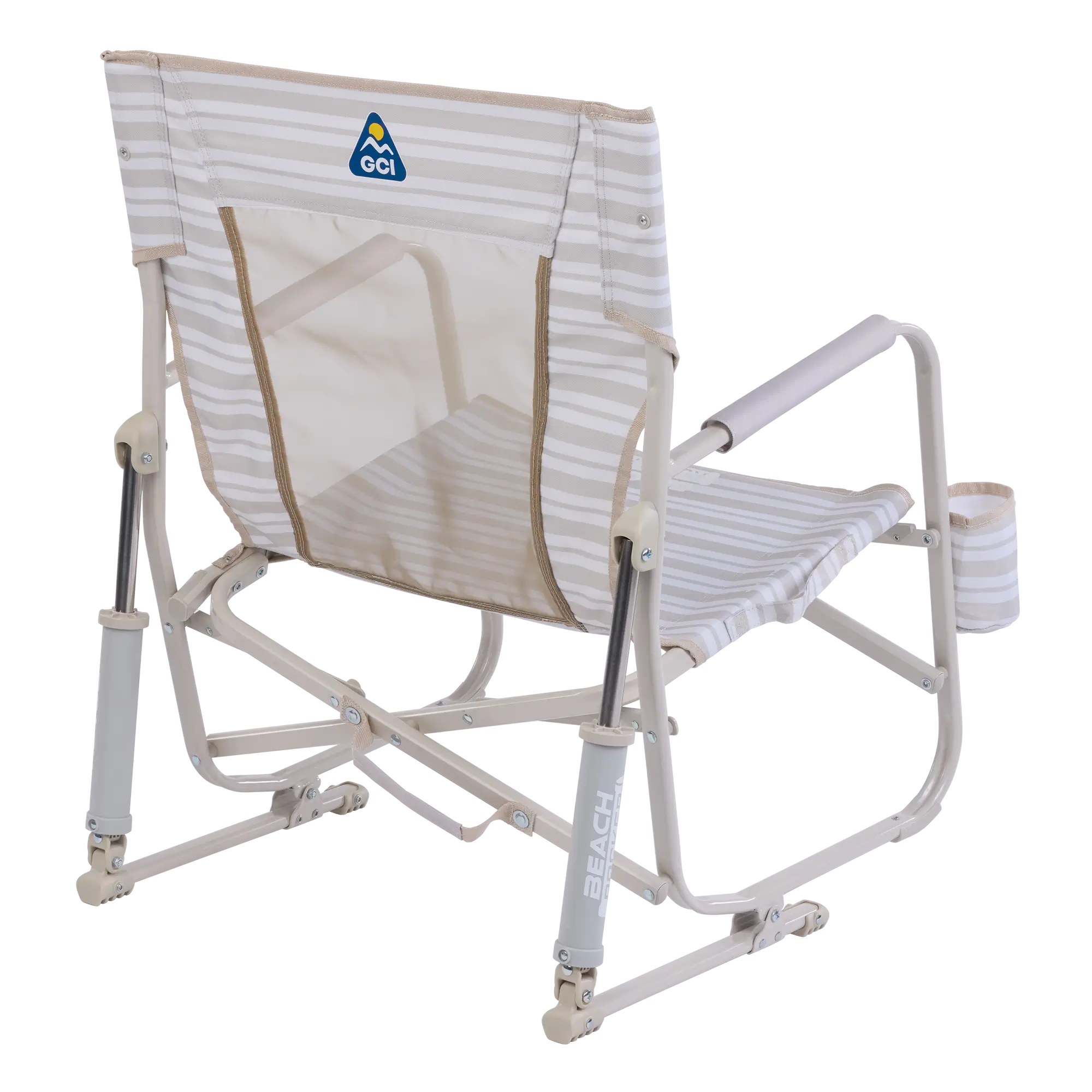 Premium All-Weather Beach Rocker - Choice 712 - Freestyle Rocker Portable Outdoor Folding Chair Detail
