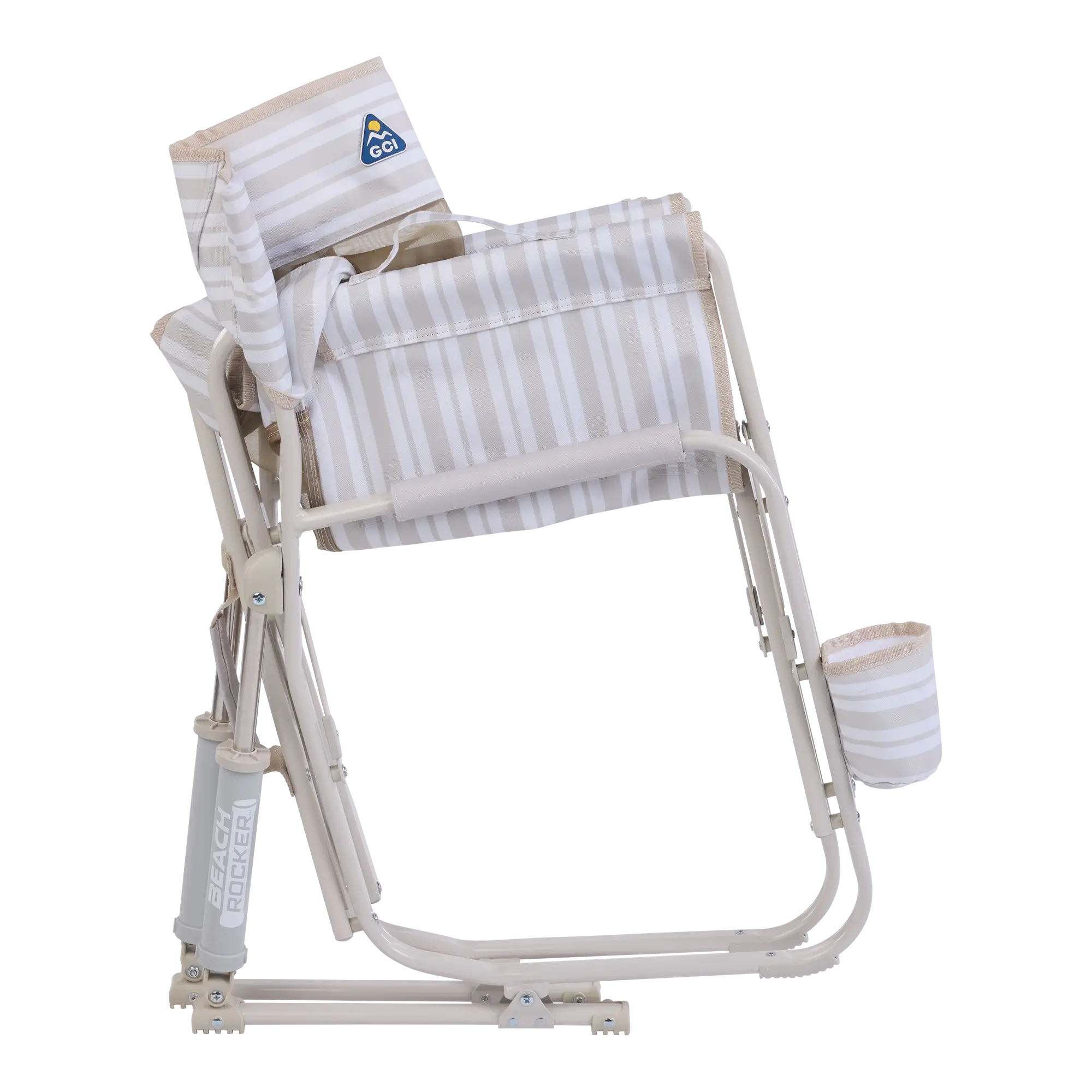 Premium All-Weather Beach Rocker - Choice 712 - Freestyle Rocker Portable Outdoor Folding Chair Detail