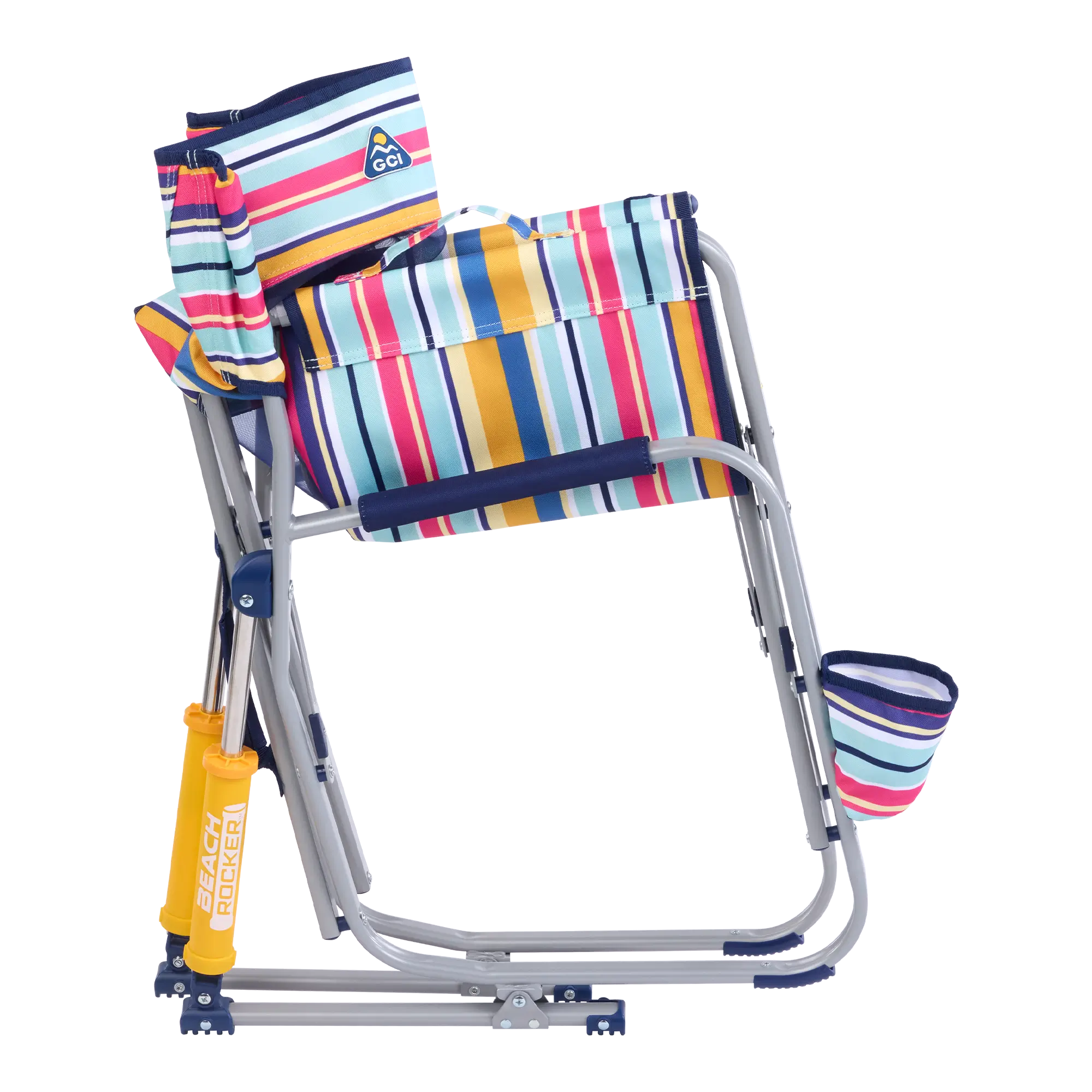 Premium All-Weather Beach Rocker - Choice 712 - Freestyle Rocker Portable Outdoor Folding Chair Detail