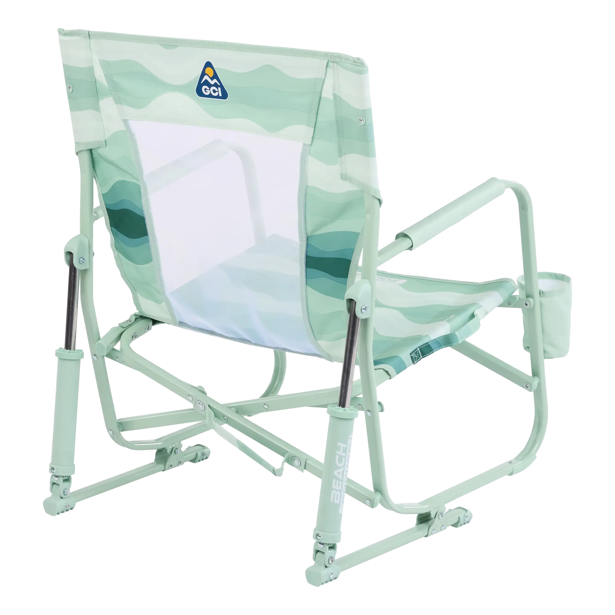Premium All-Weather Beach Rocker - Choice 712 - Freestyle Rocker Portable Outdoor Folding Chair Detail