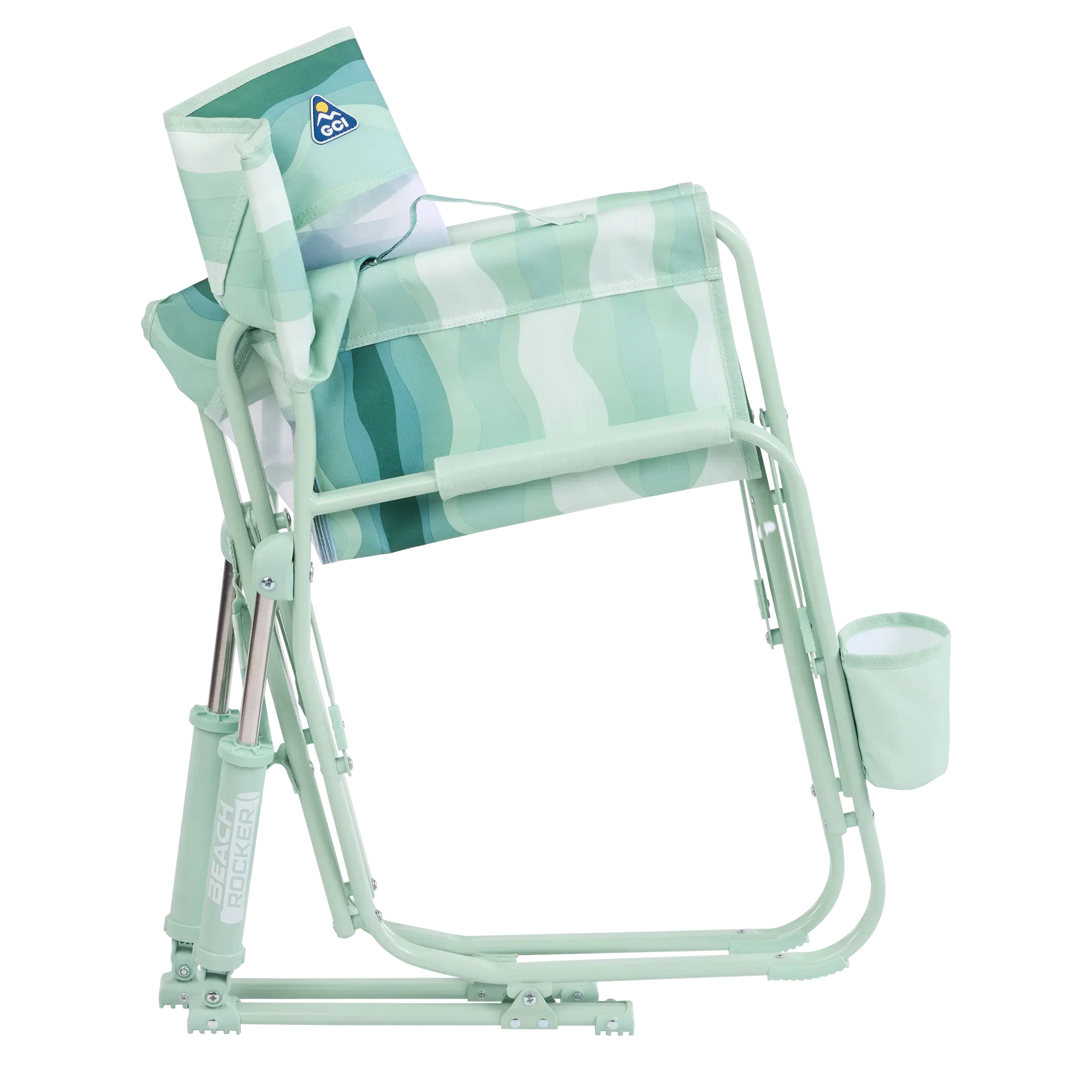 Premium All-Weather Beach Rocker - Choice 712 - Freestyle Rocker Portable Outdoor Folding Chair Detail