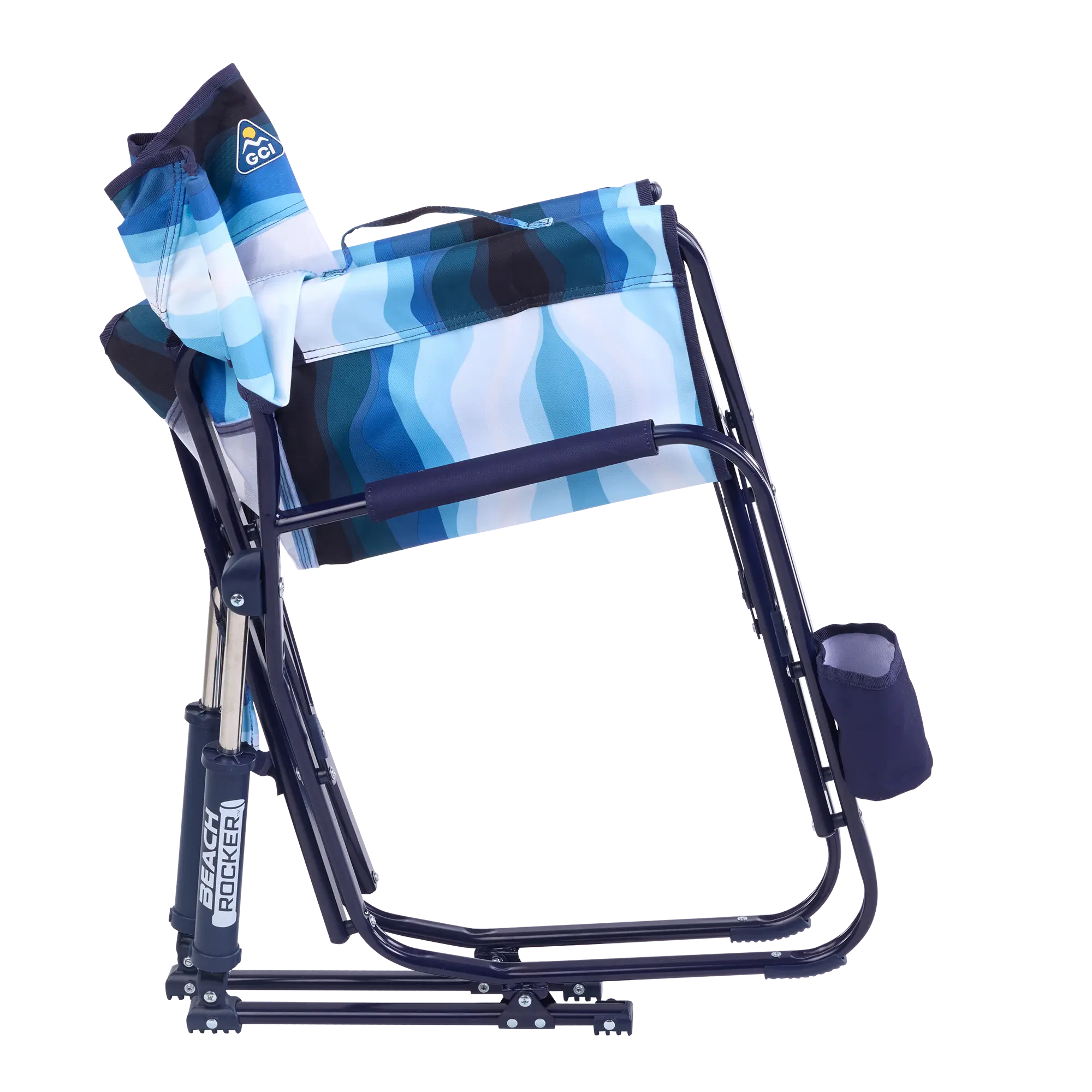 Premium All-Weather Beach Rocker - Choice 712 - Freestyle Rocker Portable Outdoor Folding Chair Detail