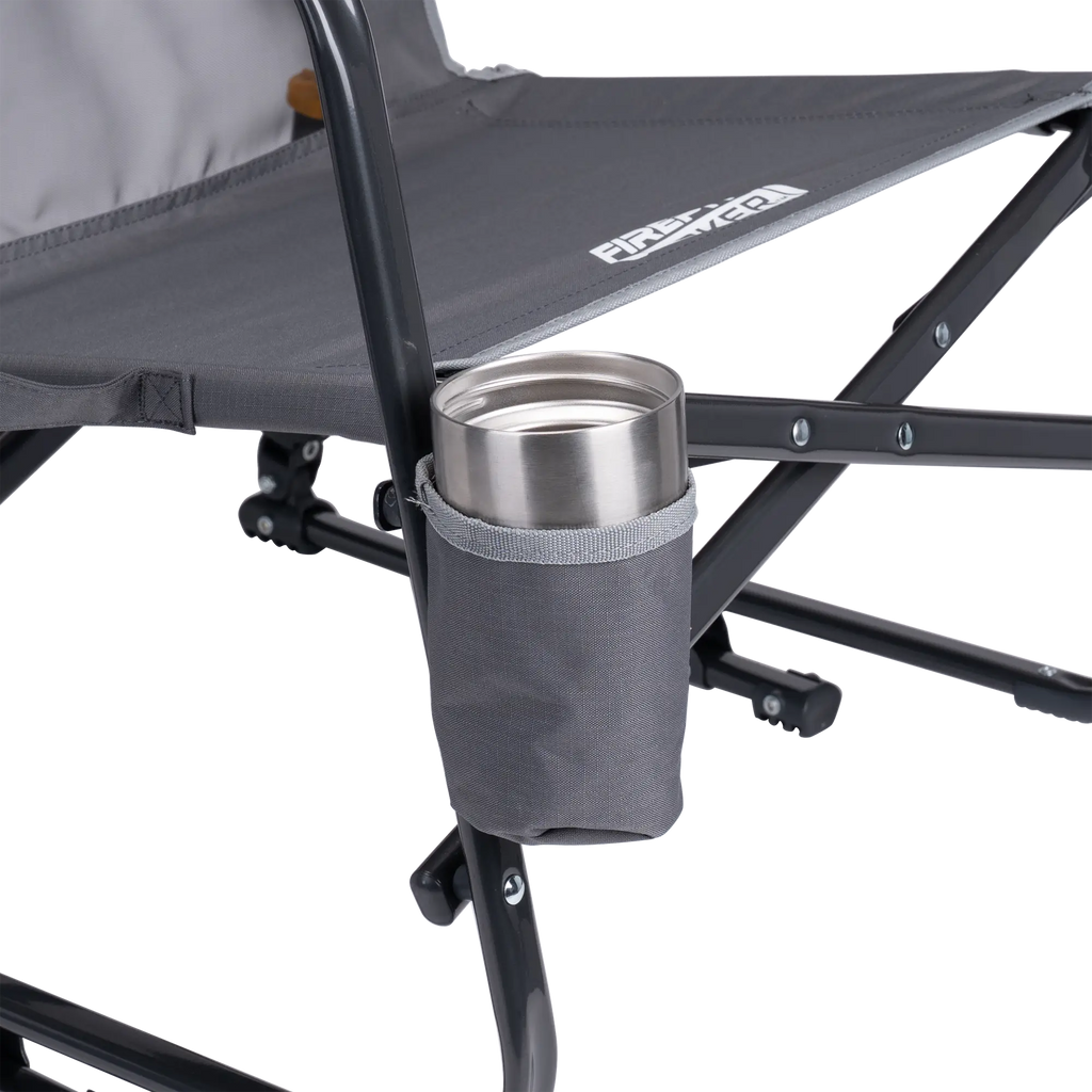 Patented Spring-Action FirePit Rocker - Choice 737 - Patented Spring-Action Rocking Chair for Camping Detail