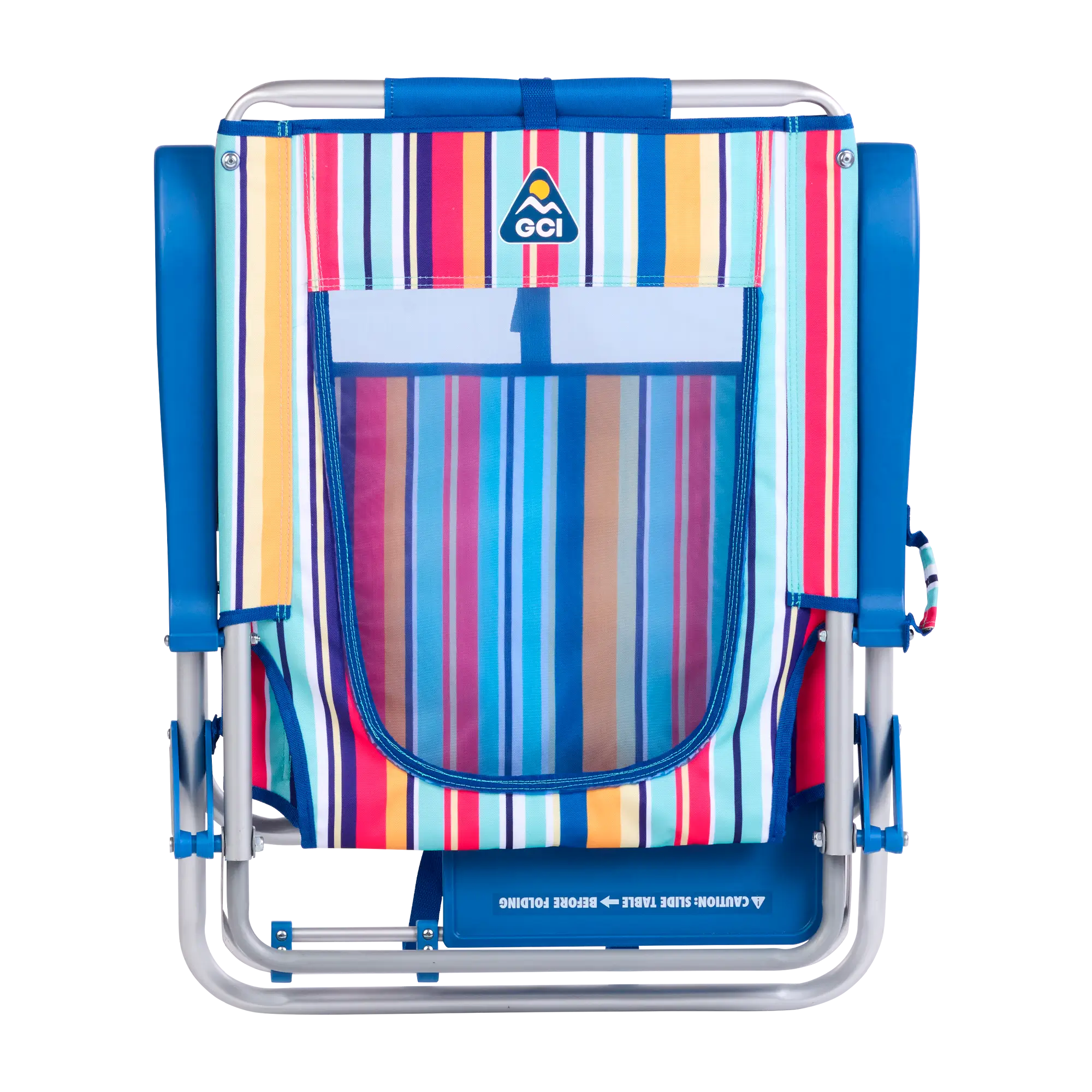 Low-Profile Big Surf with Slide Table - Choice 334 - Portable Heavy-Duty Low Boy Chair for Ocean Side Detail