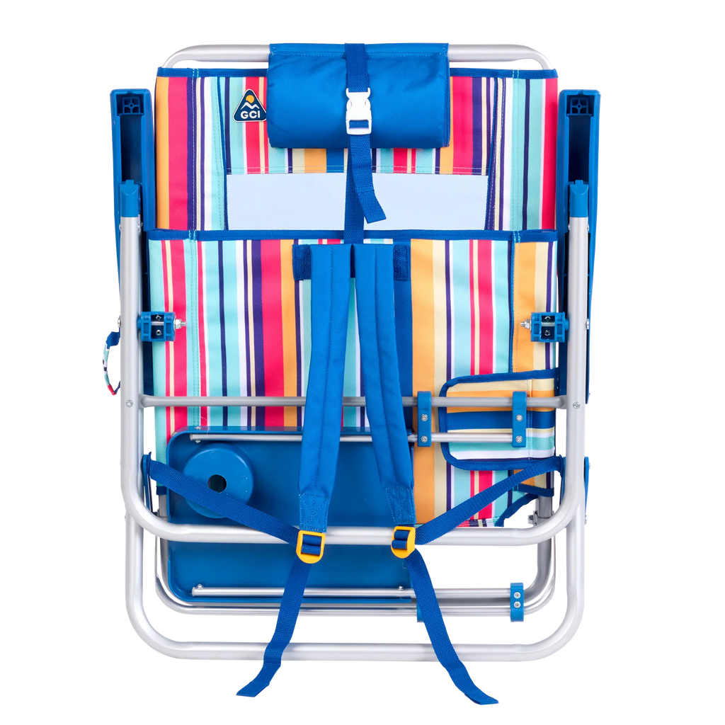 Low-Profile Big Surf with Slide Table - Choice 334 - Portable Heavy-Duty Low Boy Chair for Ocean Side Detail