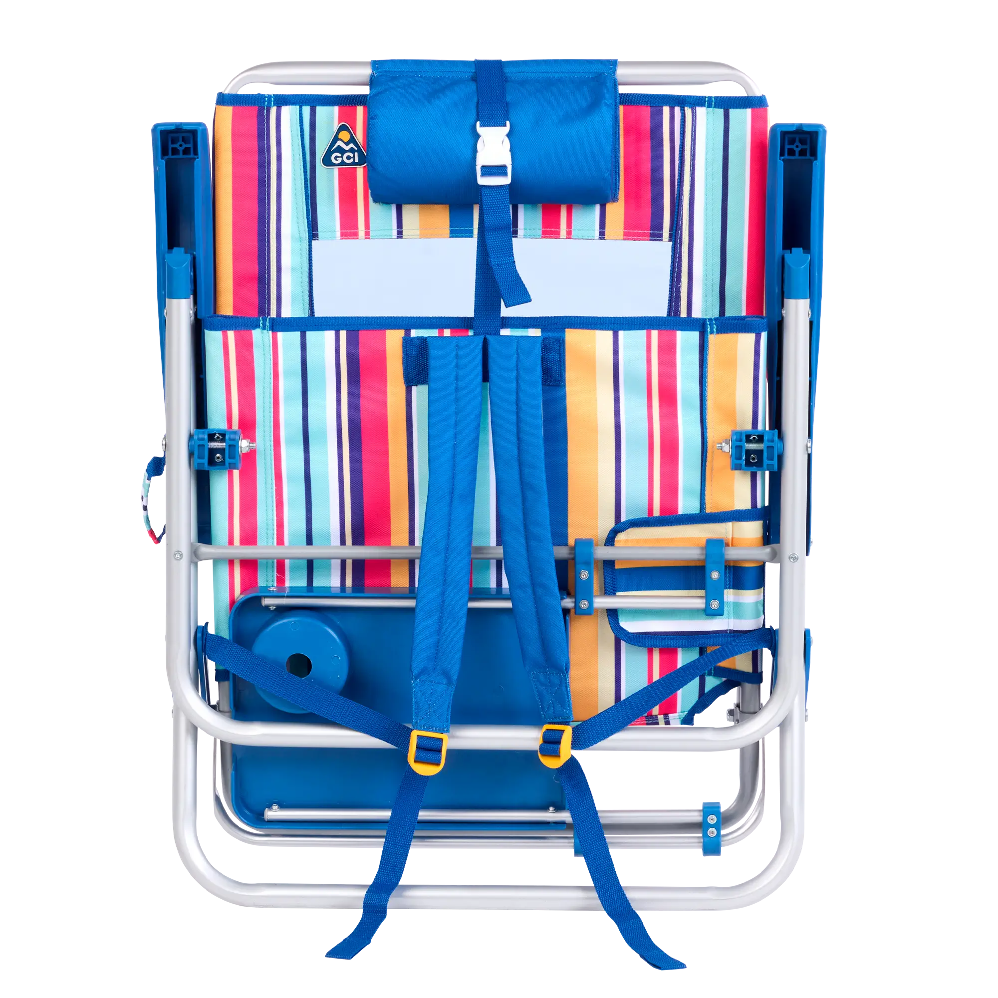 Low-Profile Big Surf with Slide Table - Choice 334 - Portable Heavy-Duty Low Boy Chair for Ocean Side Detail