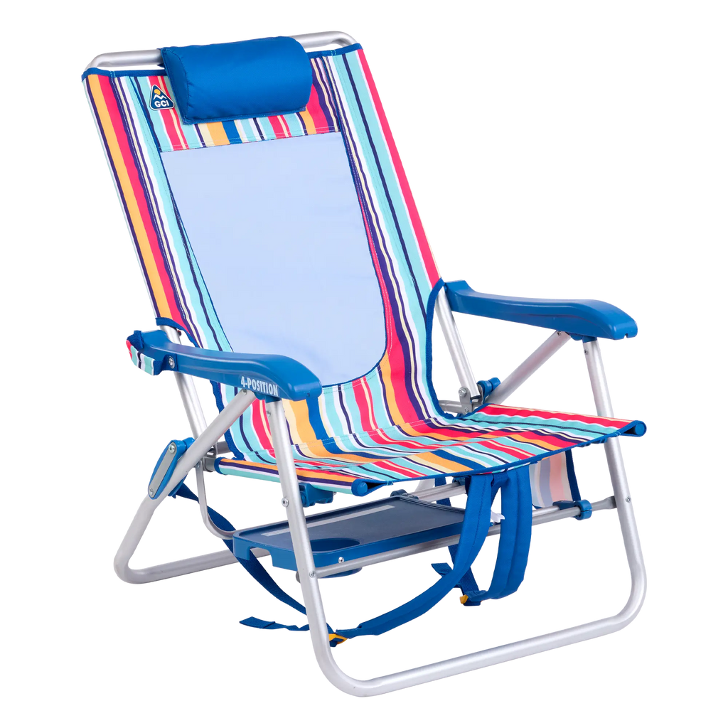 Low-Profile Big Surf with Slide Table - Choice 334 - Portable Heavy-Duty Low Boy Chair for Ocean Side Detail