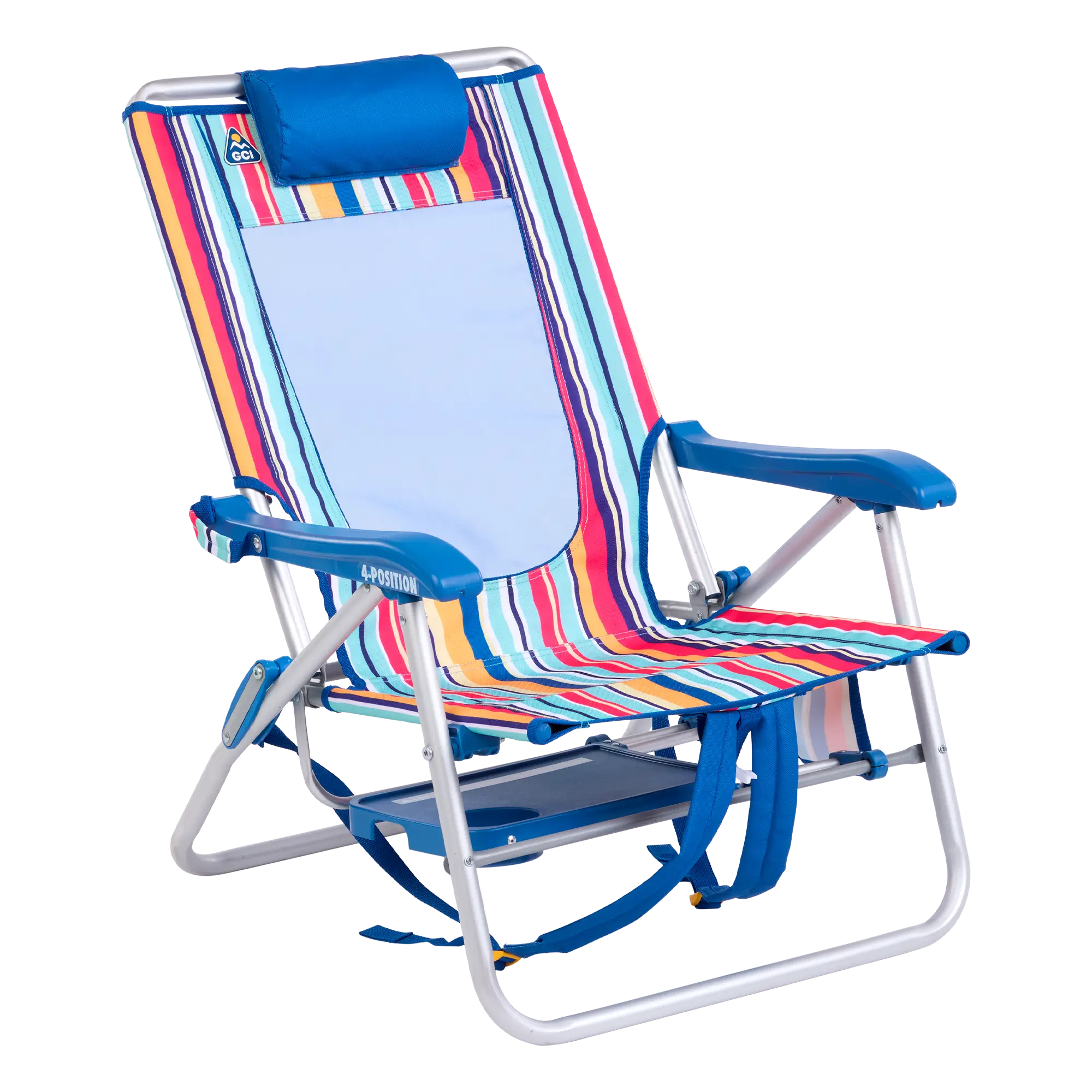 Low-Profile Big Surf with Slide Table - Choice 334 - Portable Heavy-Duty Low Boy Chair for Ocean Side Detail
