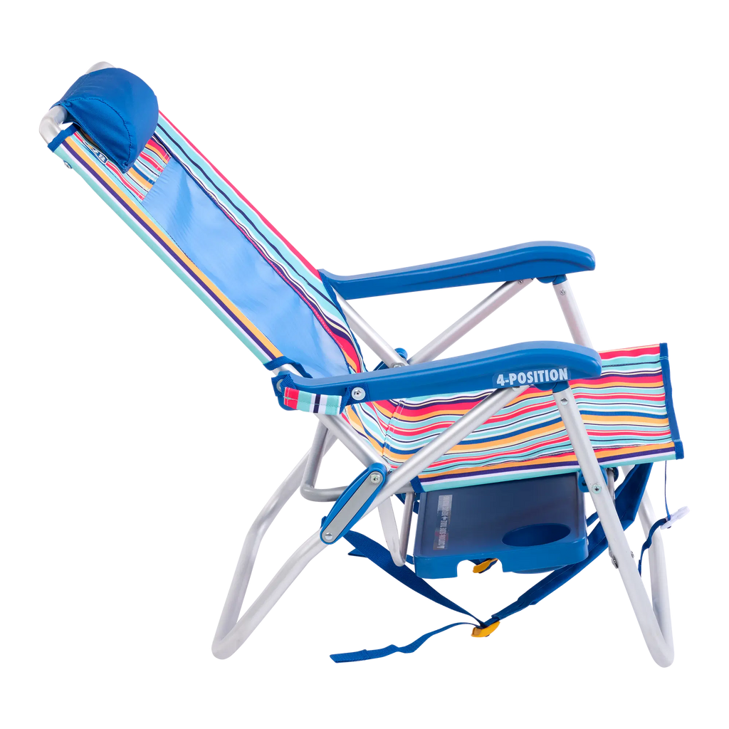 Low-Profile Big Surf with Slide Table - Choice 334 - Portable Heavy-Duty Low Boy Chair for Ocean Side Detail