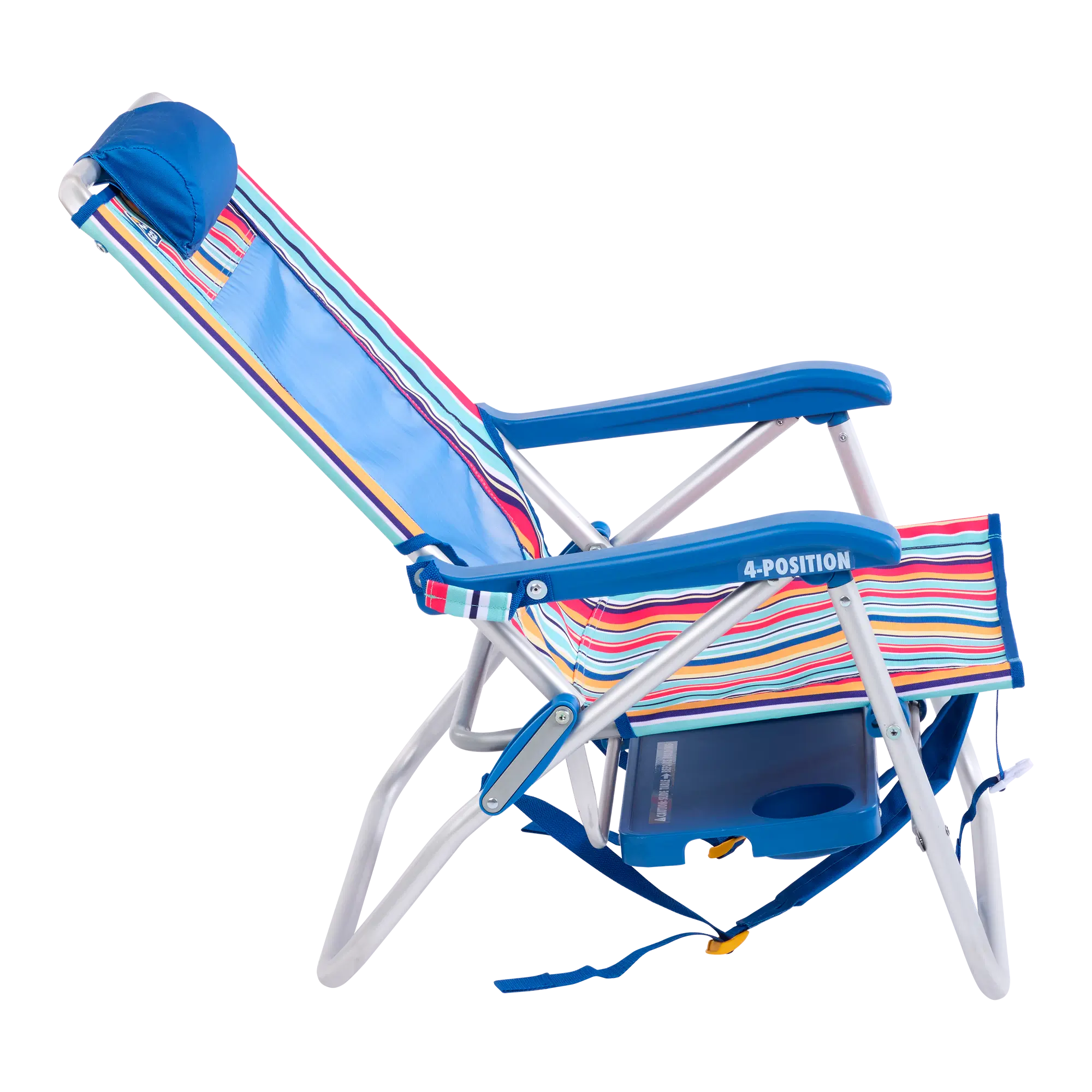 Low-Profile Big Surf with Slide Table - Choice 334 - Portable Heavy-Duty Low Boy Chair for Ocean Side Detail