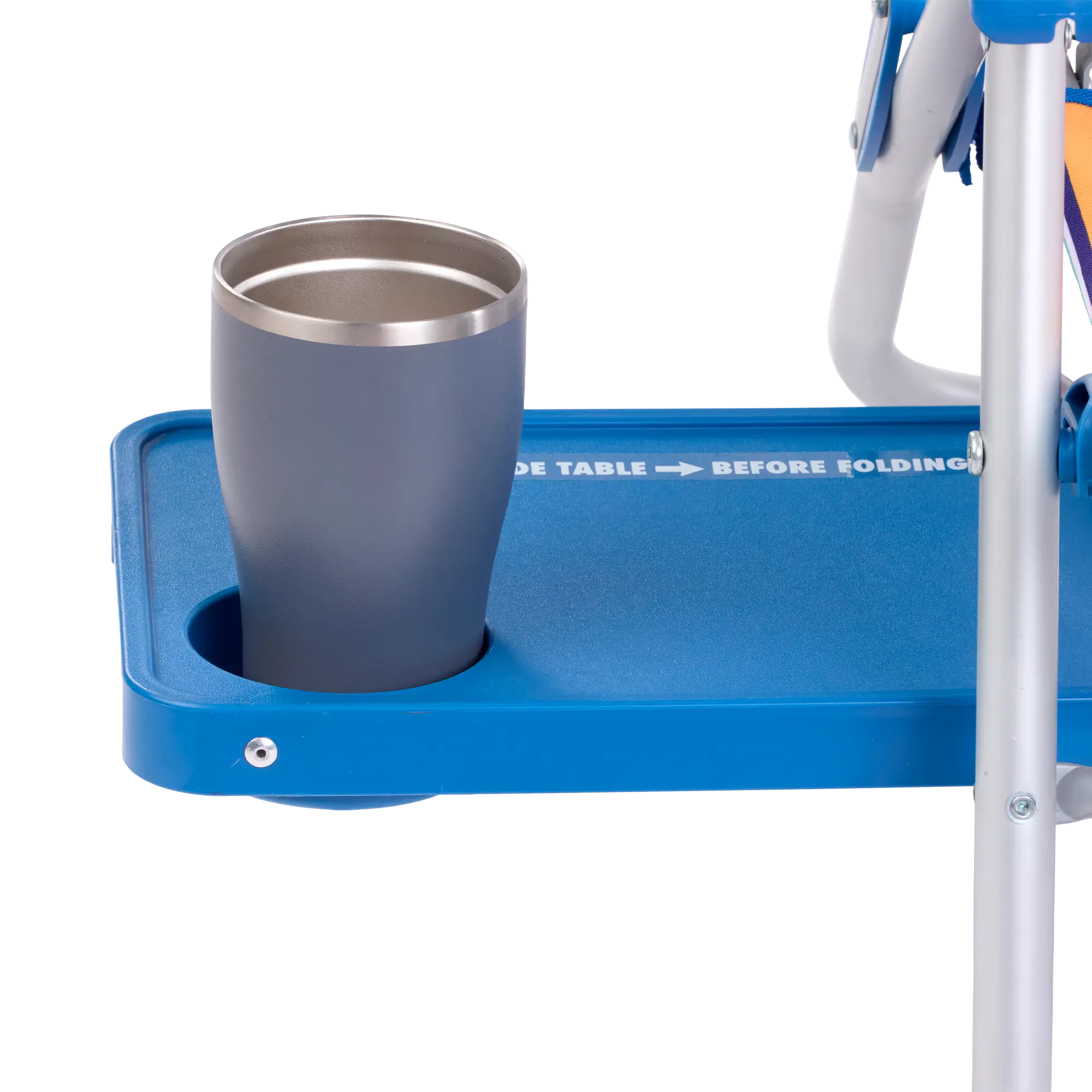 Low-Profile Big Surf with Slide Table - Choice 334 - Portable Heavy-Duty Low Boy Chair for Ocean Side Detail
