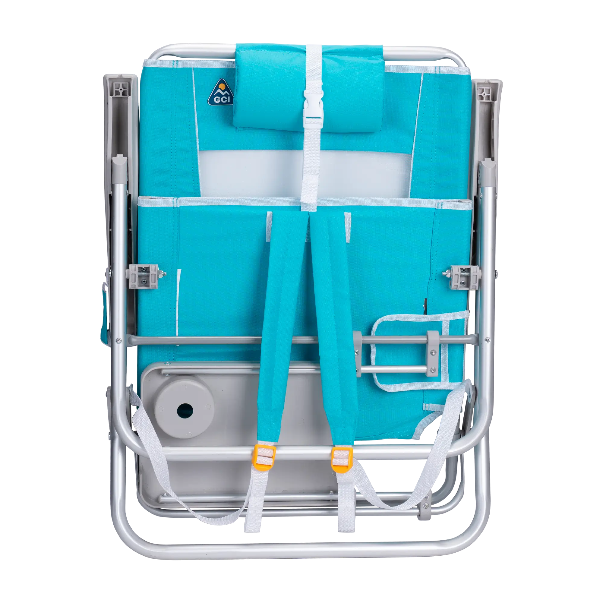 Low-Profile Big Surf with Slide Table - Choice 334 - Portable Heavy-Duty Low Boy Chair for Ocean Side Detail