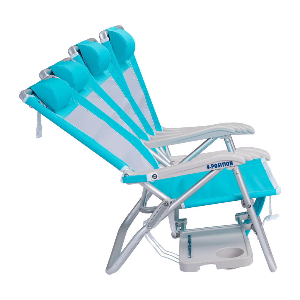 Low-Profile Big Surf with Slide Table - Choice 334 - Portable Heavy-Duty Low Boy Chair for Ocean Side Detail