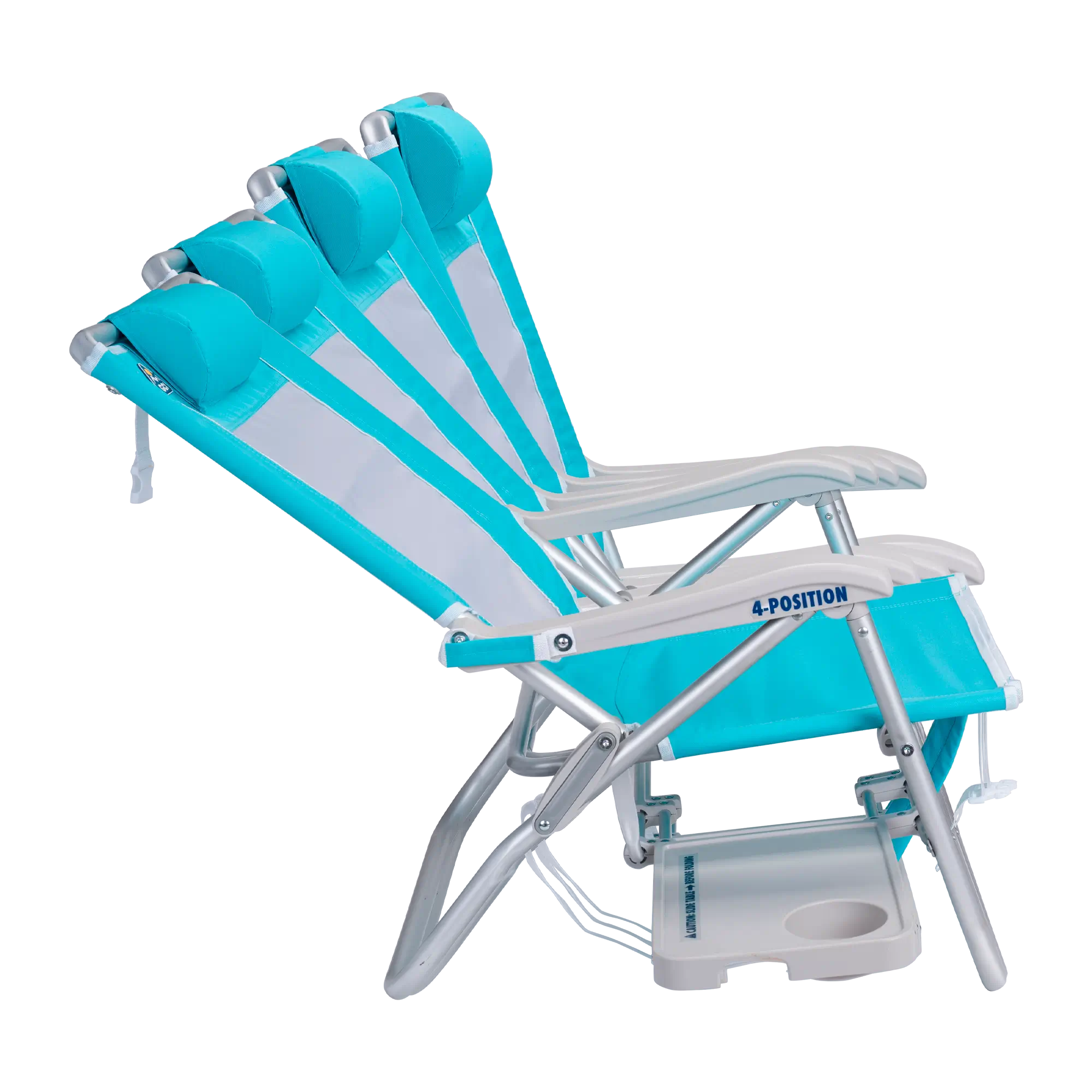 Low-Profile Big Surf with Slide Table - Choice 334 - Portable Heavy-Duty Low Boy Chair for Ocean Side Detail