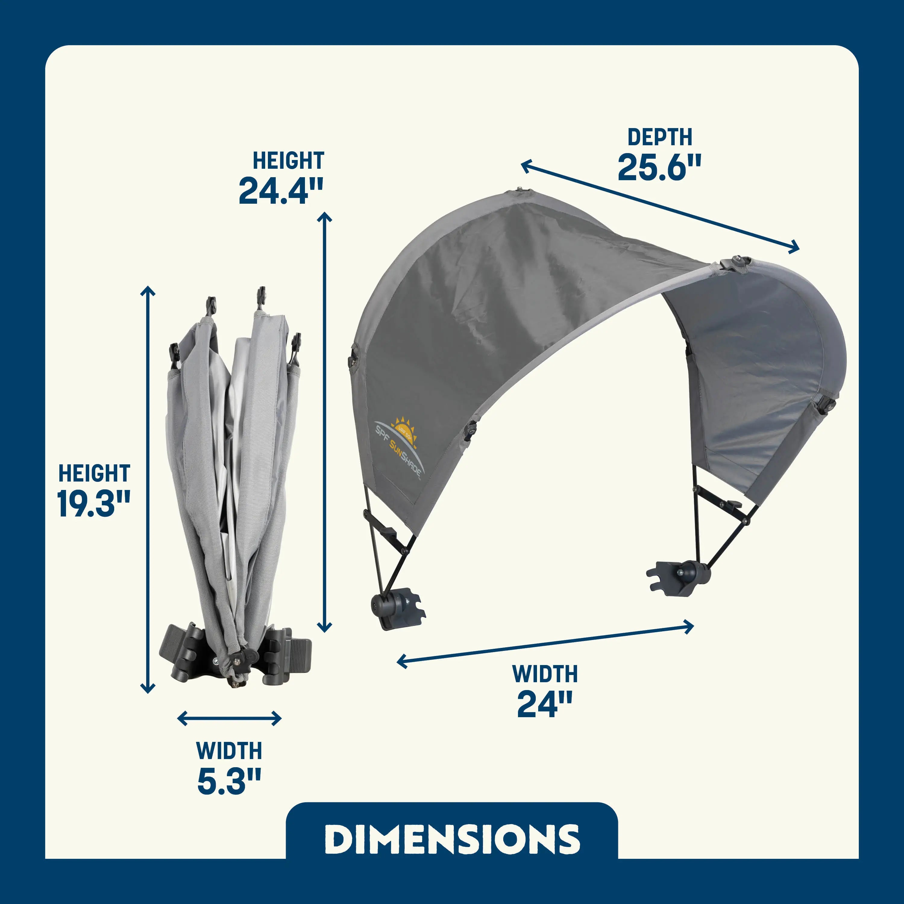 UV-Protection SunShade Accessory - Choice 361 - SunShade Canopy for Beach & Camping Detail
