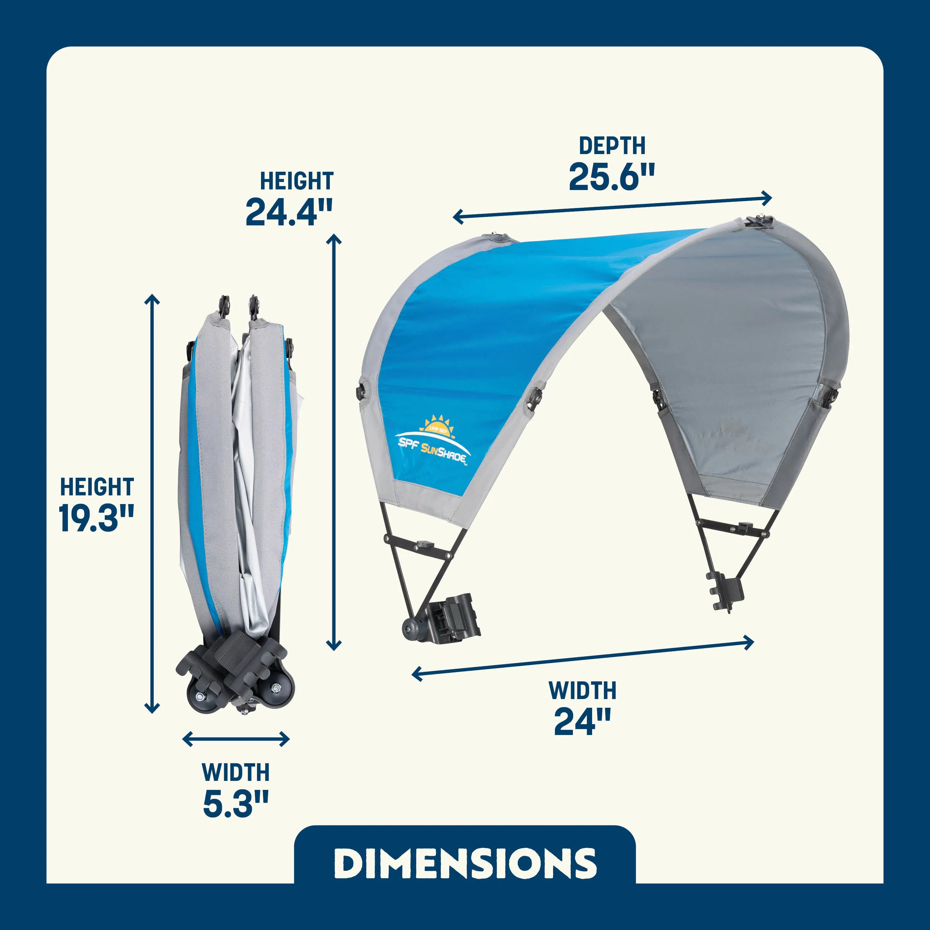 UV-Protection SunShade Accessory - Choice 361 - SunShade Canopy for Beach & Camping Detail