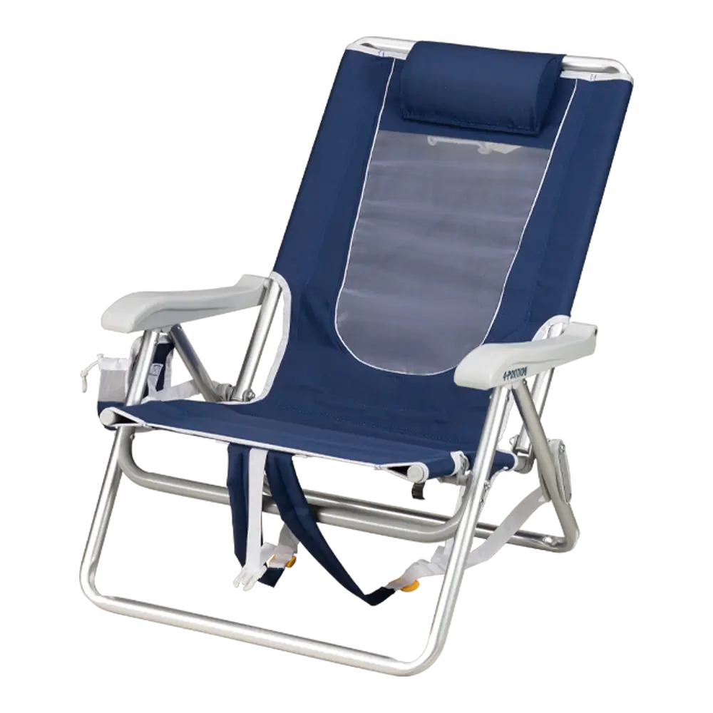 Rust-Resistant Aluminum Backpack Beach Chair - Choice 709 - Rust-Resistant Aluminum Sand-Friendly Lounge Chair Detail