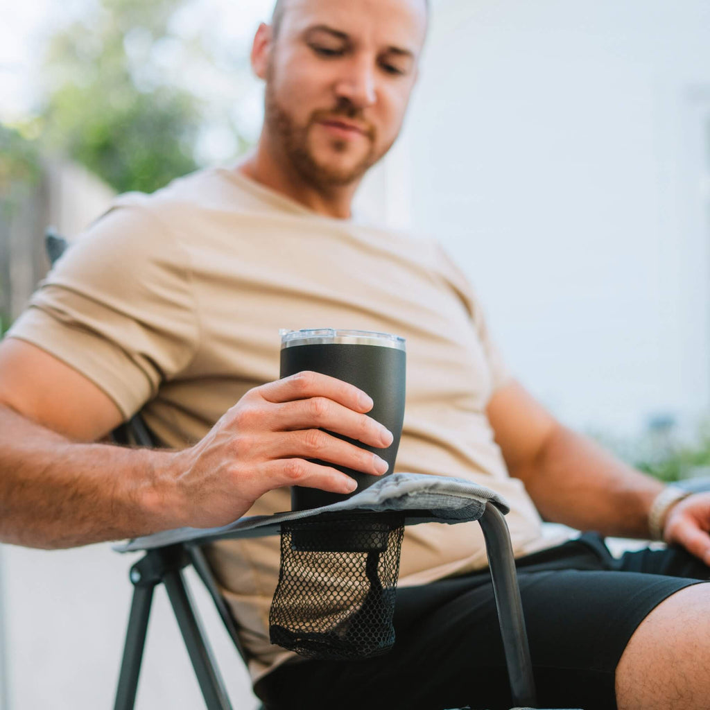 Ultra-Compact Comfort Quad Chair - Choice 989 - Space-Saving Micro-Folding Chair for Backpacking Detail