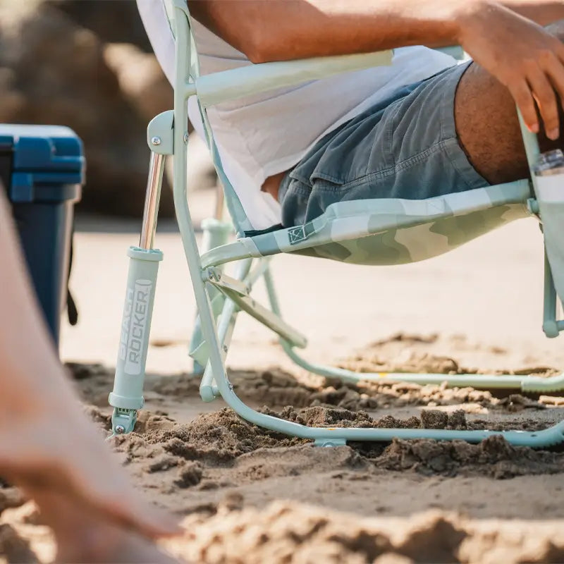 Premium All-Weather Beach Rocker - Choice 712 - Freestyle Rocker Portable Outdoor Folding Chair Detail