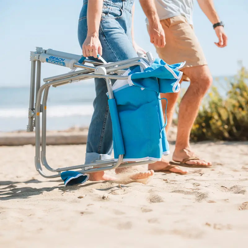 Premium All-Weather Beach Rocker - Choice 712 - Freestyle Rocker Portable Outdoor Folding Chair Detail