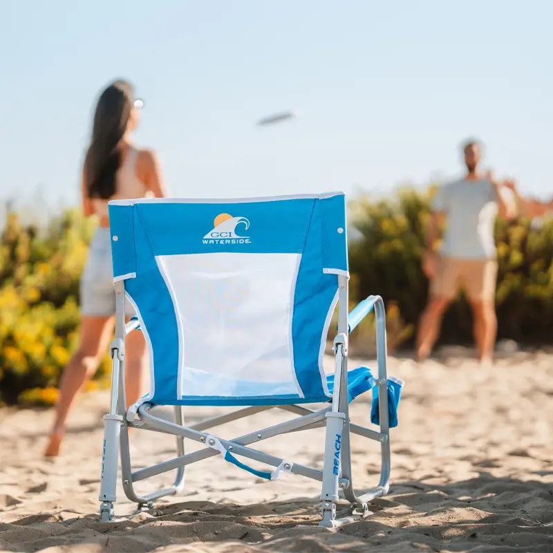 Premium All-Weather Beach Rocker - Choice 712 - Freestyle Rocker Portable Outdoor Folding Chair Detail