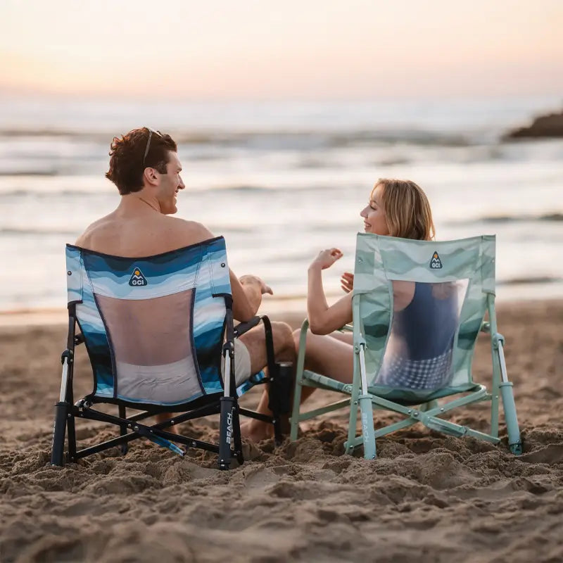 Premium All-Weather Beach Rocker - Choice 712 - Freestyle Rocker Portable Outdoor Folding Chair Detail