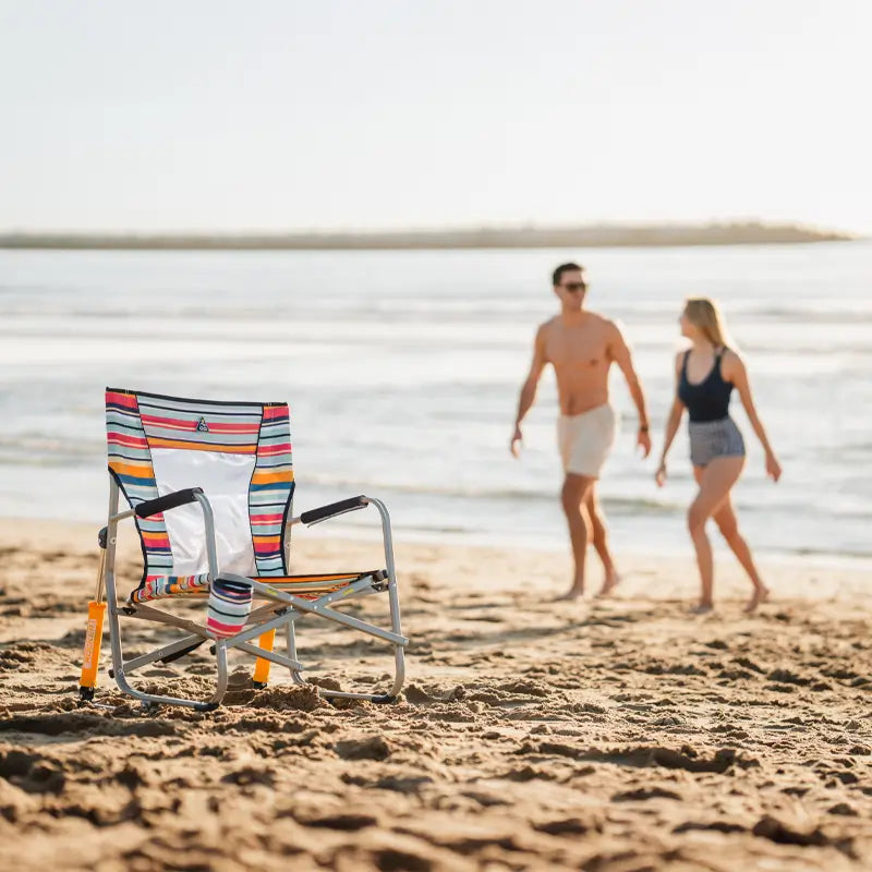 Premium All-Weather Beach Rocker - Choice 712 - Freestyle Rocker Portable Outdoor Folding Chair Detail