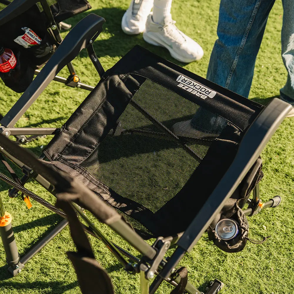 Luxury Camp BreezeRocker - Choice 504 - Freestyle Rocker Portable Outdoor Folding Chair Detail
