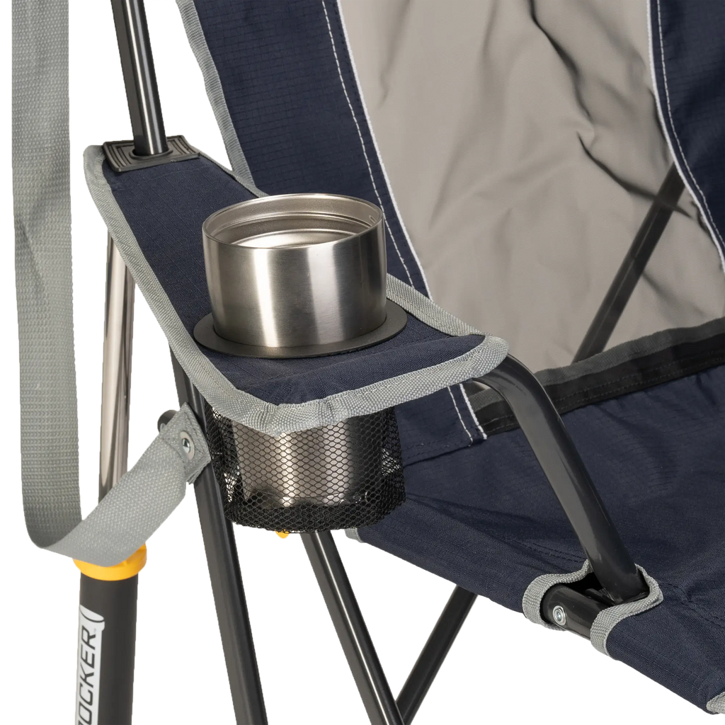 Smooth Motion Comfort Pro Rocker - Choice 375 - Freestyle Rocker Portable Outdoor Folding Chair Detail