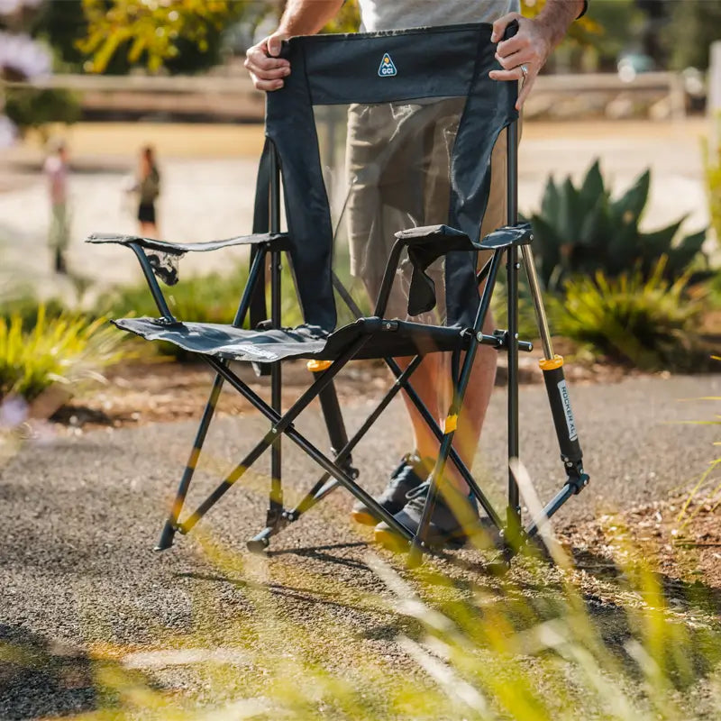 Heavy-Duty Freestyle Comfort Pro Rocker XL - Choice 107 - RoadTrip Rocker Smooth Motion Camp Chair Detail