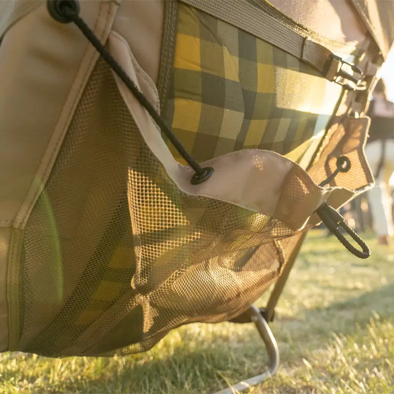 Backpack Travel Everywhere Chair 2 - Choice 656 - Rust-Resistant Aluminum Sand-Friendly Lounge Chair Detail