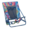 Backpack Travel Everywhere Chair 2 - Choice 656 - Rust-Resistant Aluminum Sand-Friendly Lounge Chair - Tie Dye
