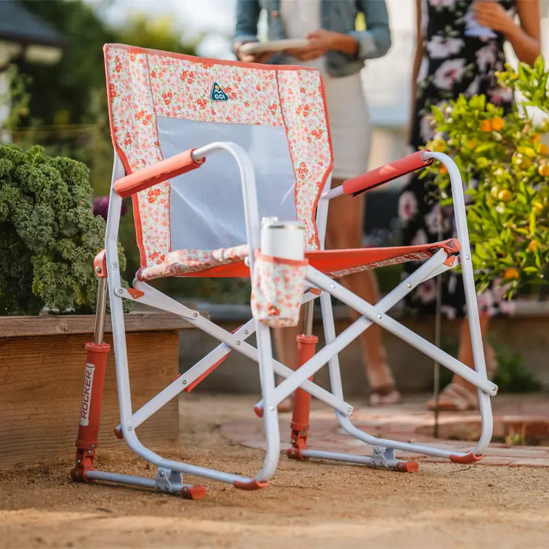 Smooth Motion Freestyle Rocker - Choice 711 - Freestyle Rocker Portable Outdoor Folding Chair Detail