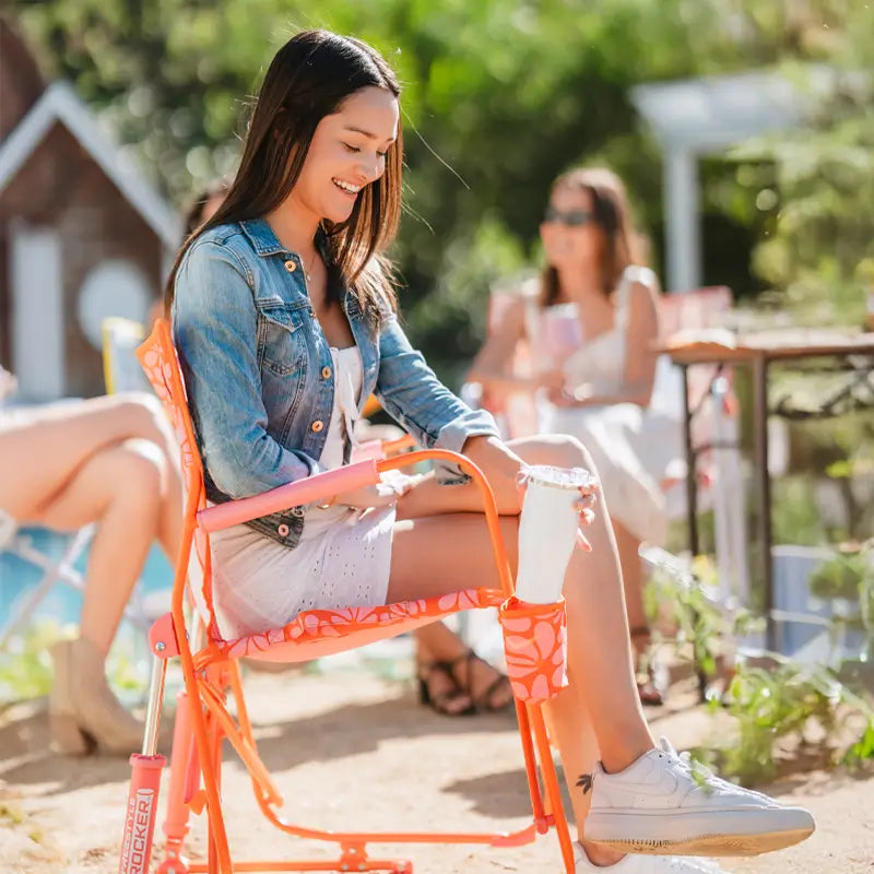 Smooth Motion Freestyle Rocker - Choice 711 - Freestyle Rocker Portable Outdoor Folding Chair Detail