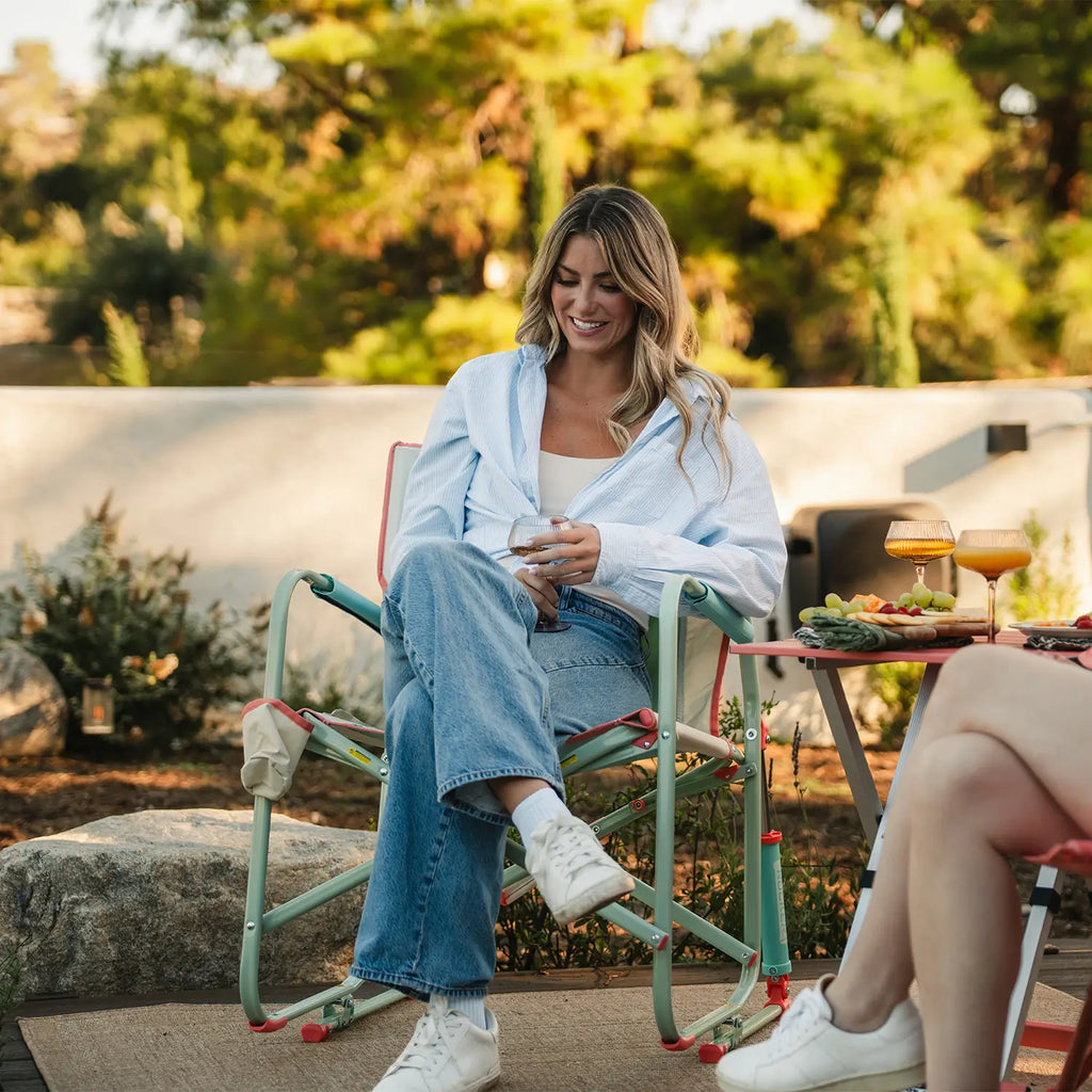 Smooth Motion Freestyle Rocker - Choice 711 - Freestyle Rocker Portable Outdoor Folding Chair Detail