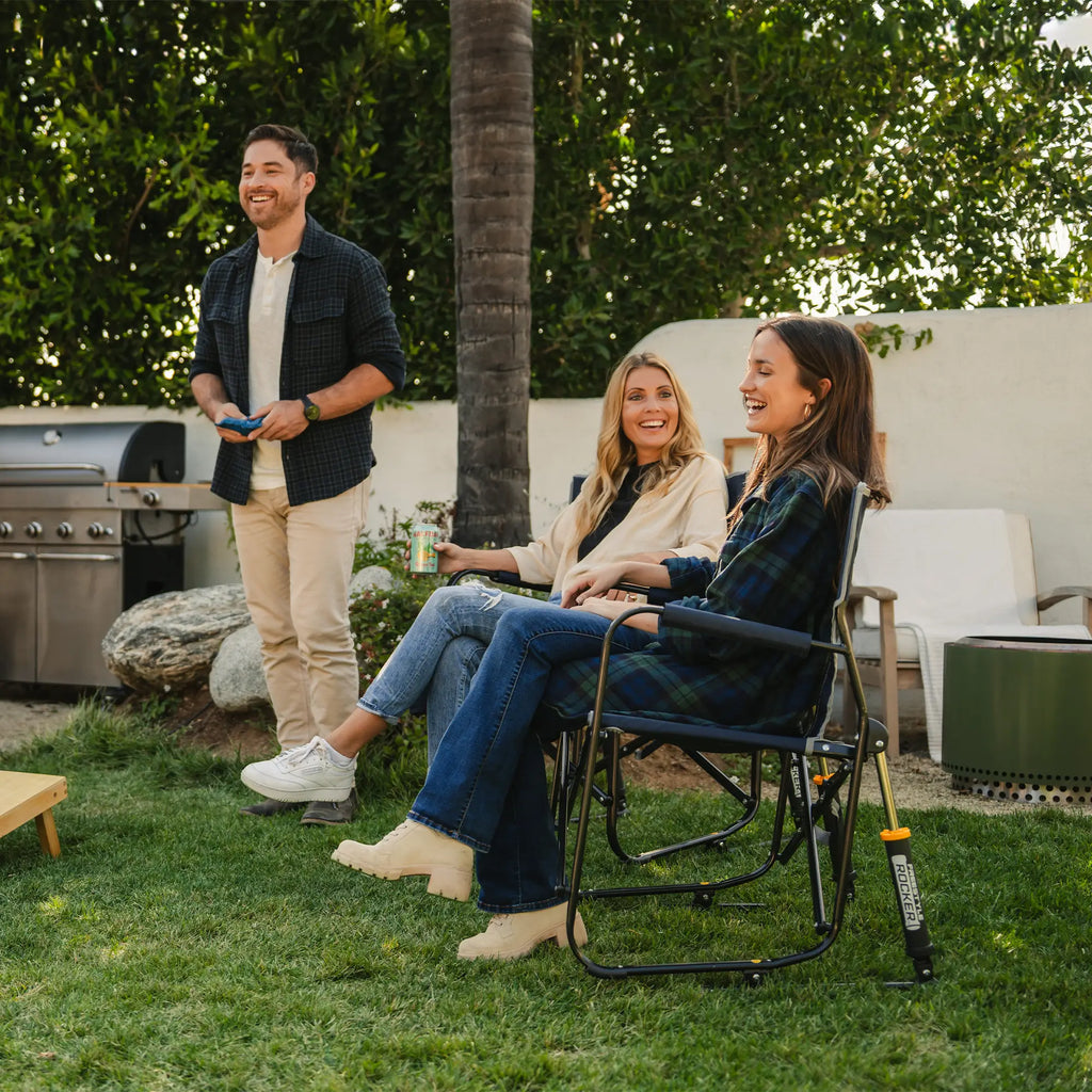 Smooth Motion Freestyle Rocker - Choice 711 - Freestyle Rocker Portable Outdoor Folding Chair Detail