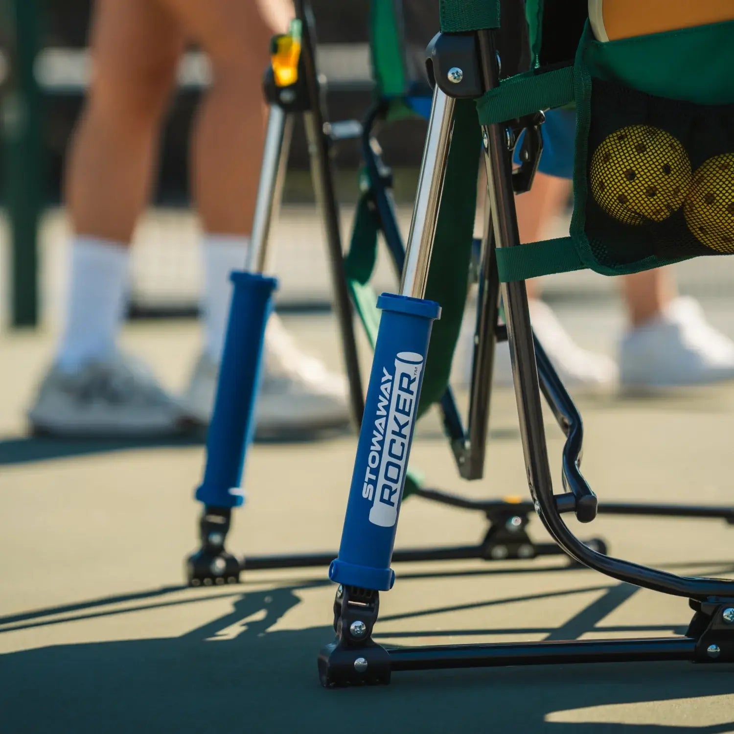 Patented Spring-Action Stowaway Rocker - Choice 794 - RoadTrip Rocker Smooth Motion Camp Chair Detail