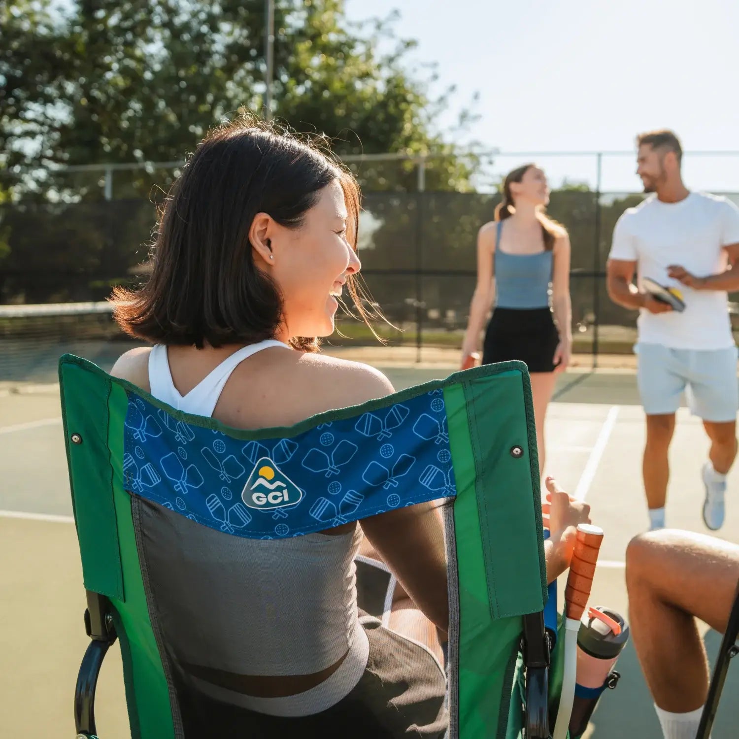 Patented Spring-Action Stowaway Rocker - Choice 794 - RoadTrip Rocker Smooth Motion Camp Chair Detail