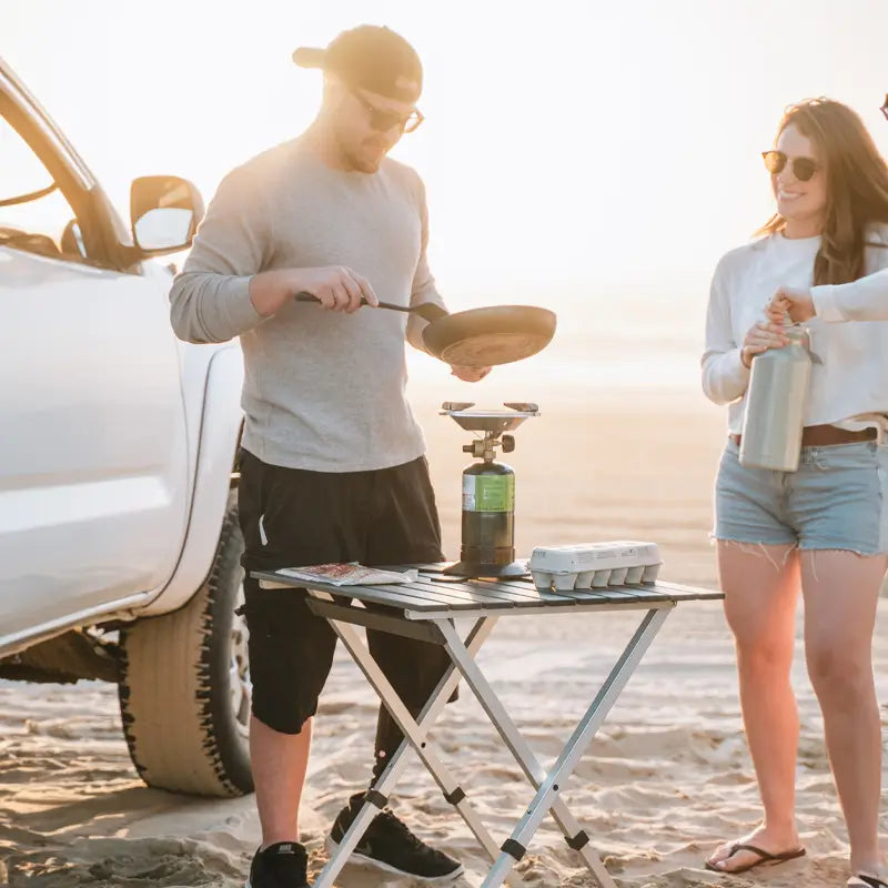 Multi-Functional Cook Compact Camp Table 25 - Choice 214 - Master Outdoor Kitchen Station for Tailgating & BBQ Detail