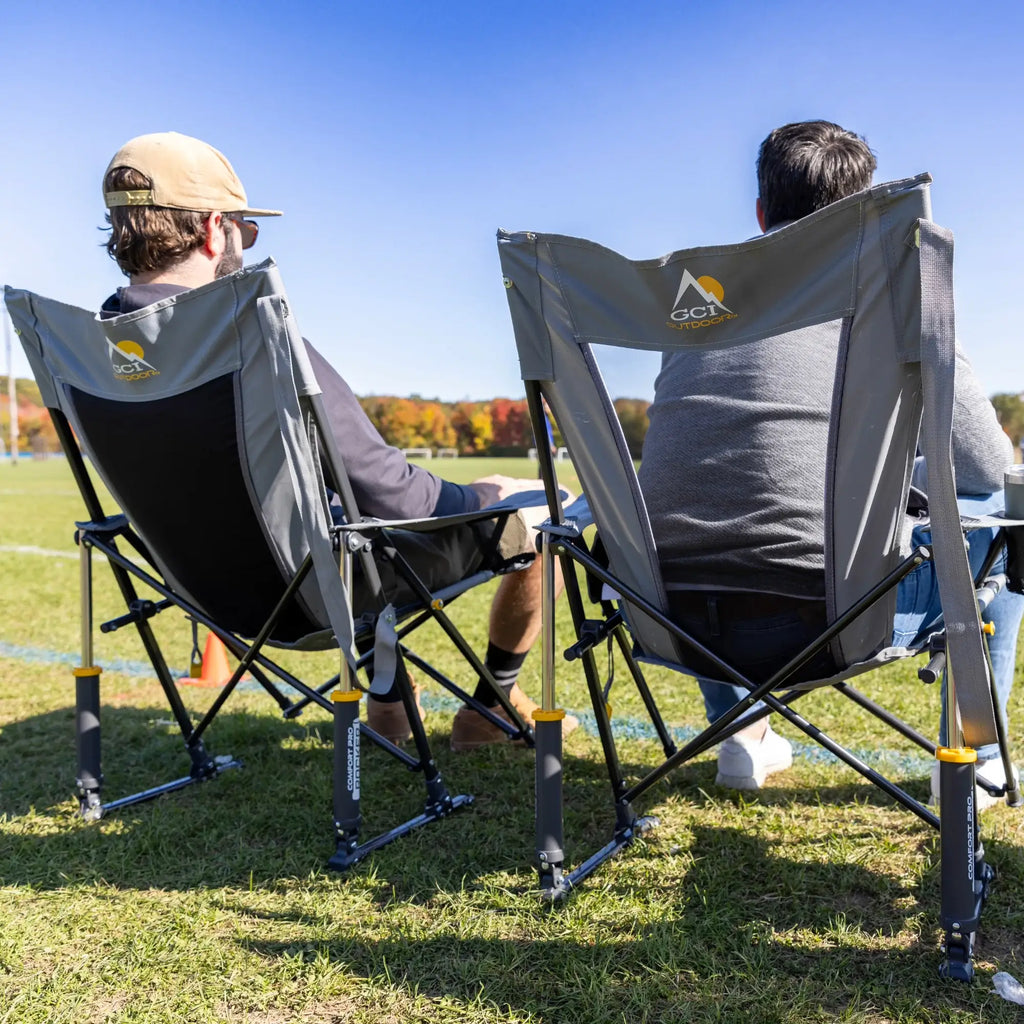 Smooth Motion Comfort Pro Rocker - Choice 375 - Freestyle Rocker Portable Outdoor Folding Chair Detail