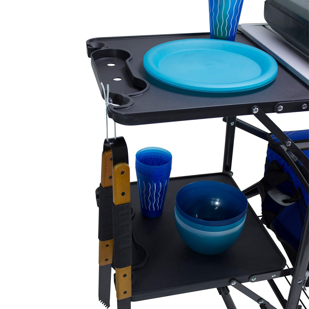 Compact Grilling Master Cook Station - Choice 171 - Portable Compact BBQ Grilling Tool Set Detail
