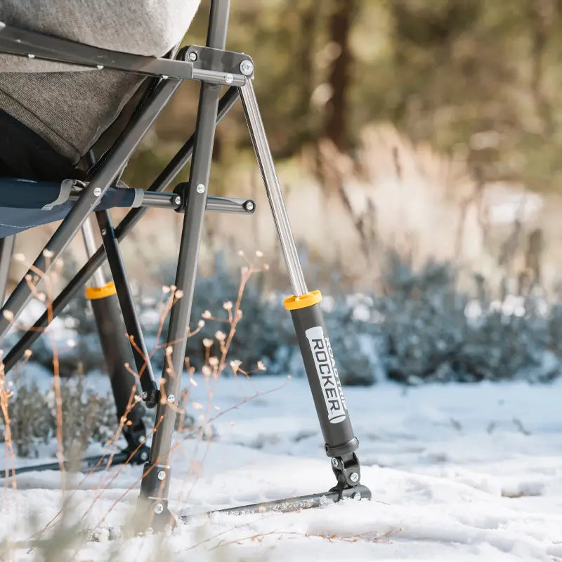 Premium All-Weather RoadTrip Rocker - Choice 855 - Patented Spring-Action Rocking Chair for Camping Detail