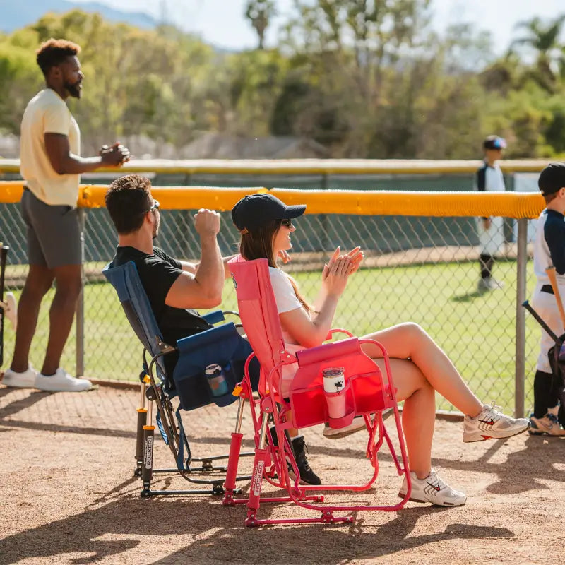 Patented Spring-Action Stowaway Rocker - Choice 794 - RoadTrip Rocker Smooth Motion Camp Chair Detail