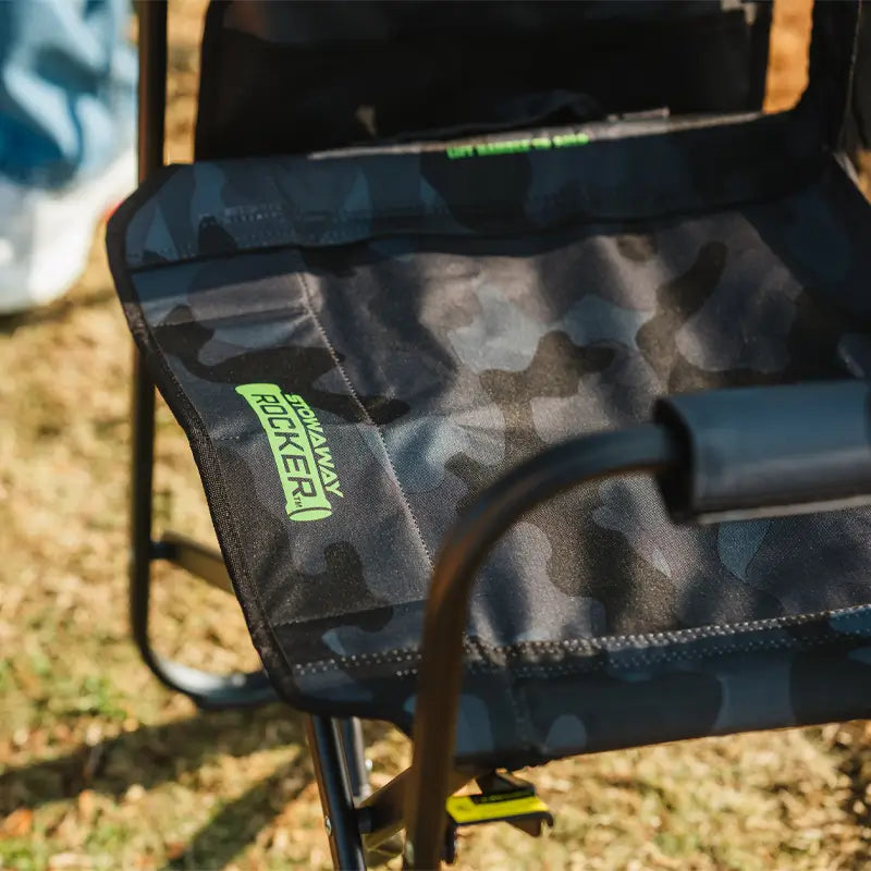 Patented Spring-Action Stowaway Rocker - Choice 794 - RoadTrip Rocker Smooth Motion Camp Chair Detail