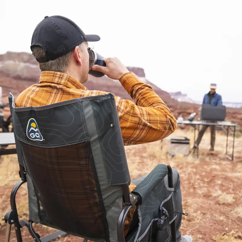 Patented Spring-Action Stowaway Rocker - Choice 794 - RoadTrip Rocker Smooth Motion Camp Chair Detail