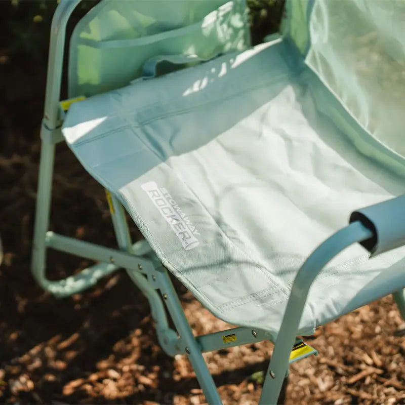 Patented Spring-Action Stowaway Rocker - Choice 794 - RoadTrip Rocker Smooth Motion Camp Chair Detail