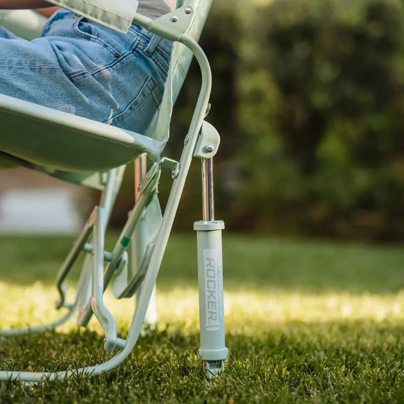 Patented Spring-Action Stowaway Rocker - Choice 794 - RoadTrip Rocker Smooth Motion Camp Chair Detail