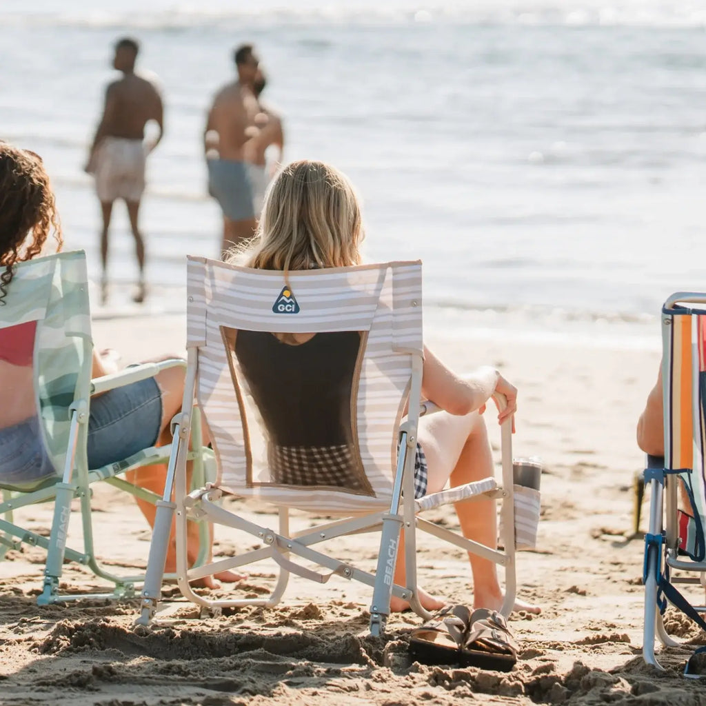 Premium All-Weather Beach Rocker - Choice 712 - Freestyle Rocker Portable Outdoor Folding Chair Detail