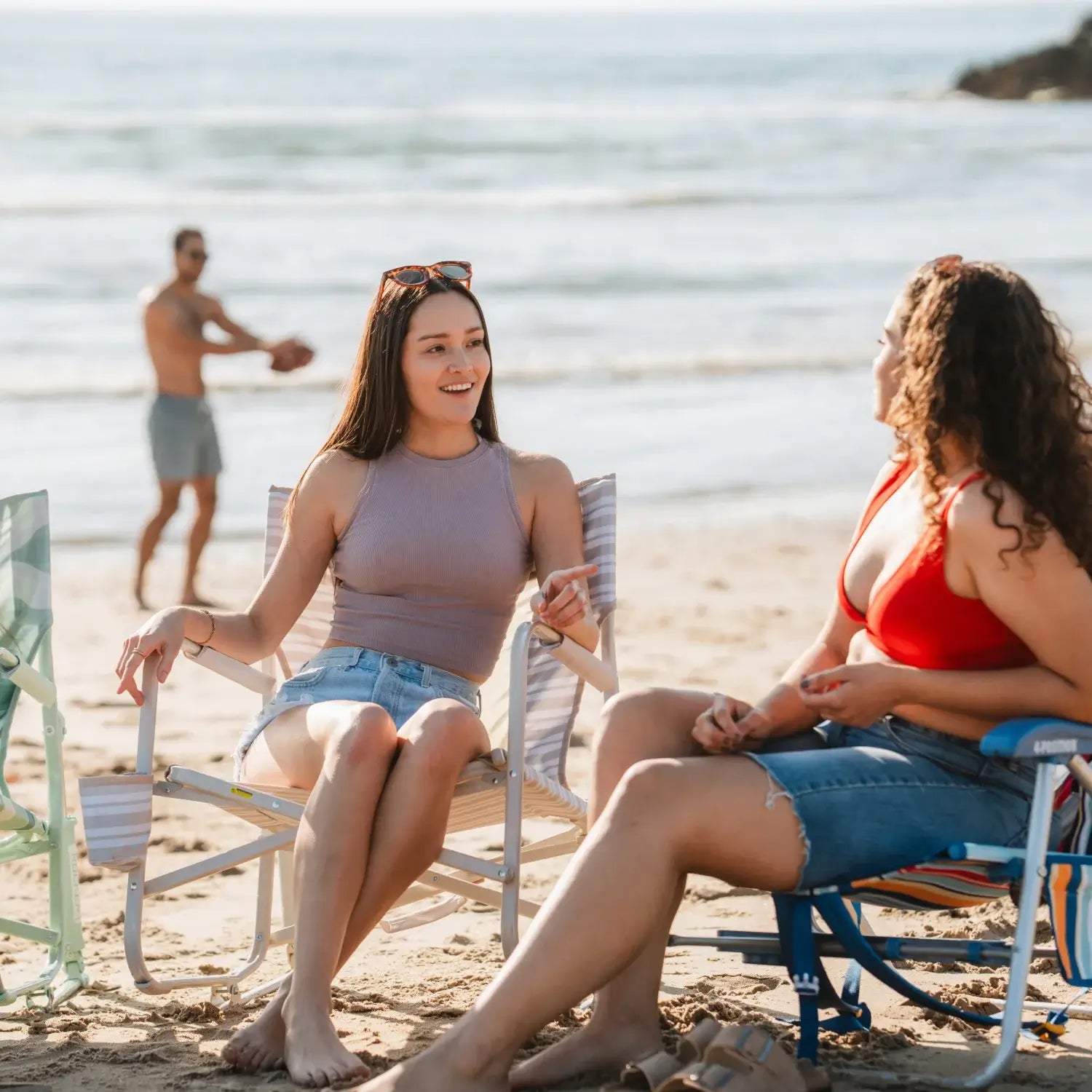 Premium All-Weather Beach Rocker - Choice 712 - Freestyle Rocker Portable Outdoor Folding Chair Detail